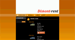 Desktop Screenshot of diskont-rent.cz